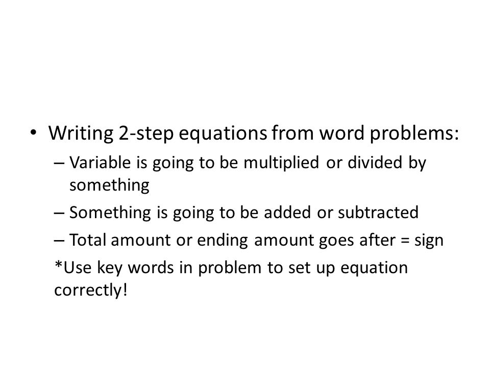 Khan Academy Two Step Equations Word Problems Answers